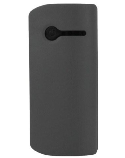 Plus One 2600mAh Portable Powerbank Black with Built in Light